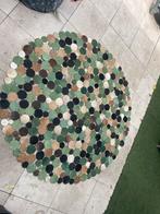 Kare Design Vloerkleed Rond 150cm Nieuw, Huis en Inrichting, Ophalen, 100 tot 150 cm, Bruin, Rond