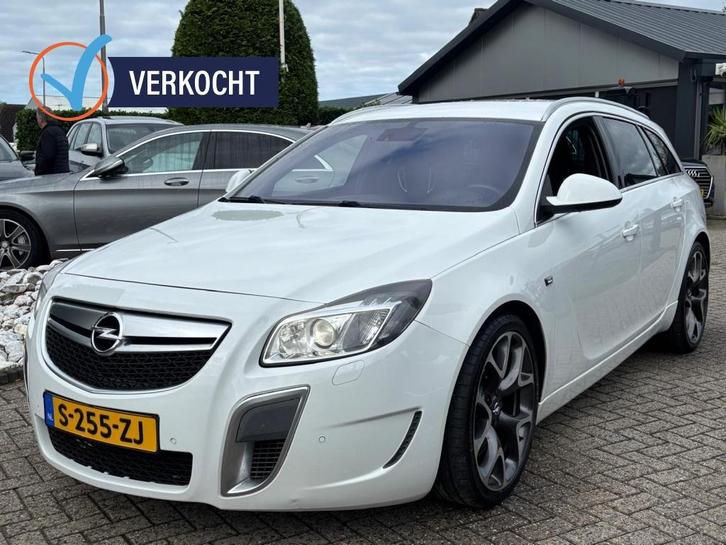 Opel Insignia Sports Tourer 2.8 V6 Turbo OPC Wit 2011 Xenon, Auto's, Opel, Bedrijf, Insignia, ABS, Adaptieve lichten, Airbags