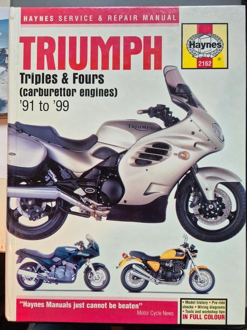 Haynes manual Triumph triples & fours, Motoren, Handleidingen en Instructieboekjes, Triumph, Ophalen of Verzenden