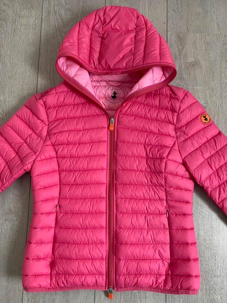 Save the Duck tussenjas size 2 roze, Kleding | Dames, Jassen | Winter, Zo goed als nieuw, Maat 38/40 (M), Roze, Ophalen of Verzenden