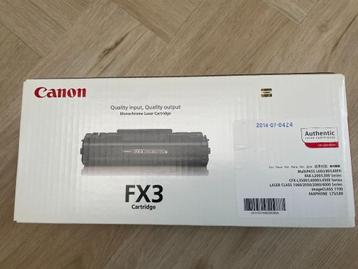 Toner Canon FX3 zwart in geheel dichte en verzegelde doos beschikbaar voor biedingen