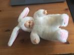 Anne Geddes pop wit konijntje baby. 22 cm, Verzamelen, Poppen, Ophalen of Verzenden, Zo goed als nieuw, Pop