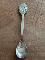 Zilveren lepeltje met religieus motief, Ophalen of Verzenden