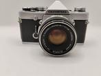 Olympus OM-1, 50mm f1.8 Silver Nose, Audio, Tv en Foto, Fotocamera's Analoog, Ophalen, Gebruikt, Spiegelreflex, Olympus