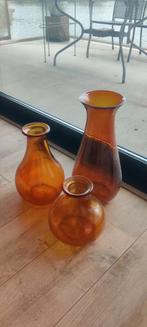 Vazen glas, Overige kleuren, Ophalen of Verzenden, Minder dan 50 cm, Glas
