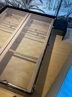 Aupingbed auronde 160x200 zwart, Huis en Inrichting, Ophalen, Zwart, Tweepersoons, 200 cm