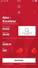 Ajax Excelsior f side, Tickets en Kaartjes, Eén persoon