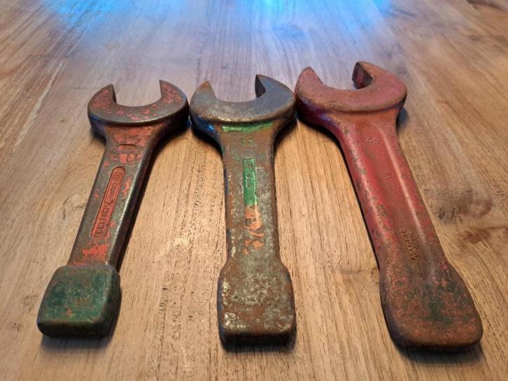 Goede, degelijke set slagsleutels/ steekslagsleutels!, Auto diversen, Autogereedschap, Gebruikt, Ophalen of Verzenden