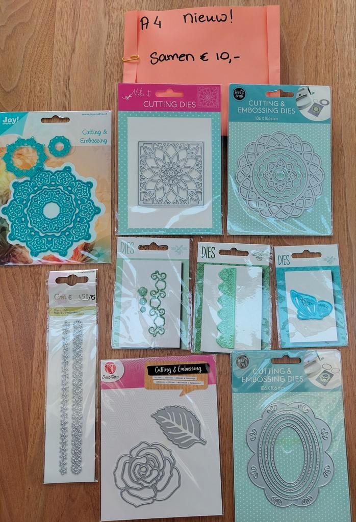 Nieuwe mallen voor cuttlebug, borduren, stansen, prikken, Hobby en Vrije tijd, Kaarten | Zelf maken, Nieuw, Pons of Mal, Overige thema's