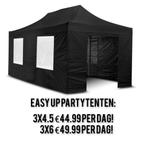 Easy up 3 x 4.5 partytent huren? Goedkoop, Ophalen, Opvouwbaar, Partytent, Minder dan 4 meter