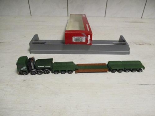 Herpa Kubler Dieplader Schaal 1:87, Hobby en Vrije tijd, Modelauto's | 1:87, Nieuw, Auto, Herpa, Ophalen
