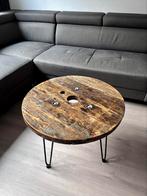Salontafel van kabelhaspel, 50 tot 100 cm, Rond, Nieuw, Ophalen of Verzenden