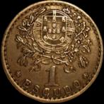 Portugal 1 Escudo 1951 VF, Postzegels en Munten, Munten | Europa | Niet-Euromunten, Ophalen of Verzenden, Overige landen, Losse munt