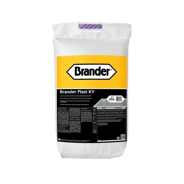 Brander Plast KV 20KG - Nieuw!, Doe-het-zelf en Verbouw, Verf, Beits en Lak, Nieuw, Verf, 20 liter of meer, Wit, Ophalen
