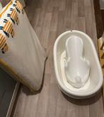 Baby bad met zitje, aankleedkussen met hoes, Ophalen, Zo goed als nieuw, Aankleedkussen