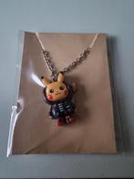 Zilverkleurige Pikachu Ketting, Sieraden, Tassen en Uiterlijk, Kettingen, Nieuw, Ophalen of Verzenden, Zilver, Overige materialen