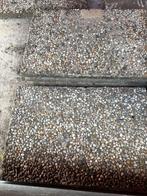 Grindtegels en gewone tegels, Tuin en Terras, Ophalen, Gebruikt, 10 m² of meer, Beton