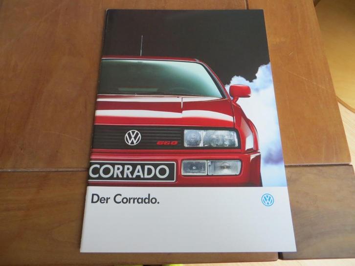 Folder Volkswagen Corrado G60 1991, Duitse tekst, Boeken, Auto's | Folders en Tijdschriften, Zo goed als nieuw, Volkswagen, Ophalen of Verzenden