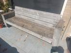 grote(op te knappen)steigerhouten tuinbank op wielen(500602), Ophalen, Gebruikt, Hout
