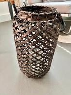 Windlicht | Lantaarn | Kandelaar | Gevlochten | Rotan, Ophalen, Gebruikt, 25 tot 50 cm, Bruin