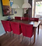 G.o.h. 6 leren eettafelstoelen, Ophalen, Gebruikt