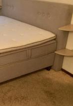 Pullman boxspring bed 200x180 nieuwstaat compleet, Ophalen, Beige, Tweepersoons, Zo goed als nieuw