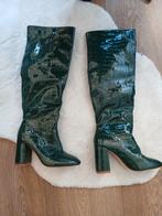 Groene Snake print laarzen maat 36, Ophalen of Verzenden, Zo goed als nieuw, Groen