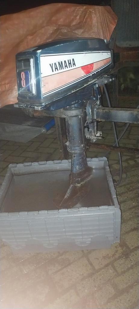 Yamaha 8pk 2takt kortstaart, Watersport en Boten, Bootonderdelen, Gebruikt, Ophalen