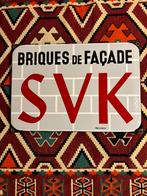 Emaille bord SVK stenen, Ophalen of Verzenden, Zo goed als nieuw, Reclamebord