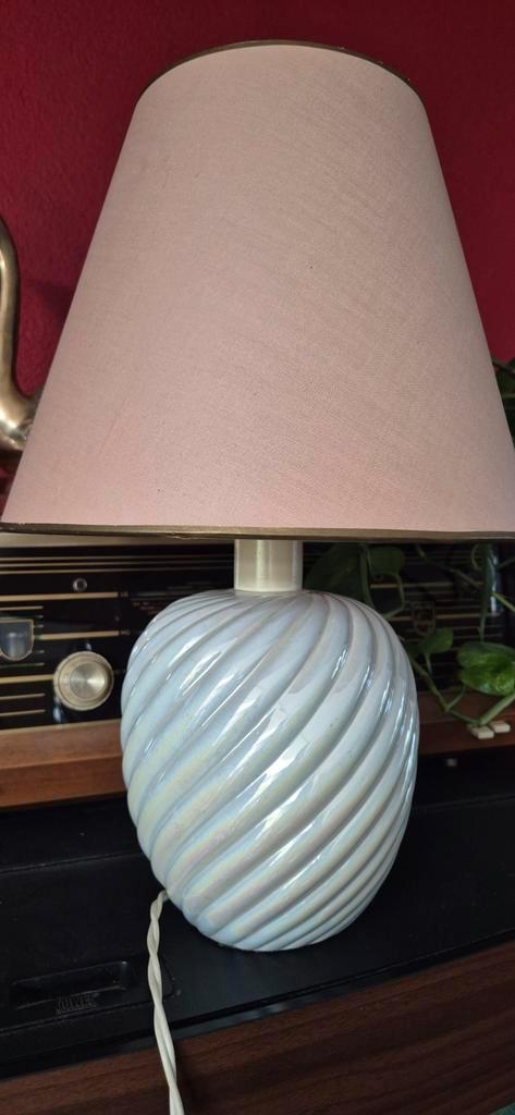 Art Deco Tafellamp Parelmoer Glans, Antiek en Kunst, Antiek | Lampen, Ophalen of Verzenden