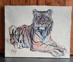 Schilderij Canvas "Reclining Tiger" 1964, Ophalen