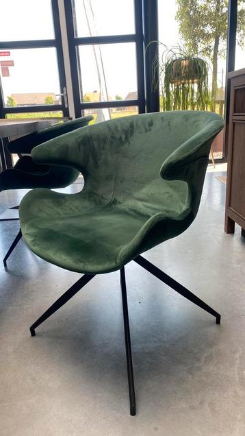 Zuiver stoel - groen fluweel beschikbaar voor biedingen