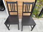 2x IKEA STEFAN Stoelen, Ophalen, Gebruikt, Twee, Zwart