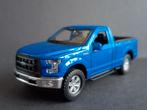 Ford F150 bleu metallic 1:18 Welly Pol, Zo goed als nieuw, Verzenden