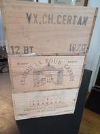 Vintage wijn kratten leeg x 3 zie fotos, Verzamelen, Wijnen, Ophalen, Frankrijk, Overige typen