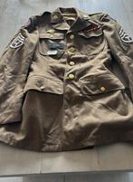 US ww2 dress setje Donald L Sener, Ophalen of Verzenden, Amerika, Embleem of Badge