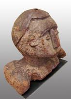 260246 Extreem zeldzaam Afrikaans Mbembe sculpture on stand., Ophalen of Verzenden