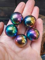 5 Magnetiet bolletjes met aangebrachte coating, Ophalen of Verzenden, Mineraal