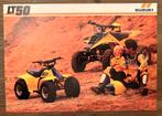 Brochure / folder - Suzuki quad (~1980/85)., Ophalen of Verzenden, Zo goed als nieuw, Motoren
