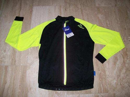 Rogelli Caluso 2.0 Jersey/Jas zwart/fluor maat L, Fietsen en Brommers, Fietsaccessoires | Fietskleding, Nieuw, Heren, Bovenkleding