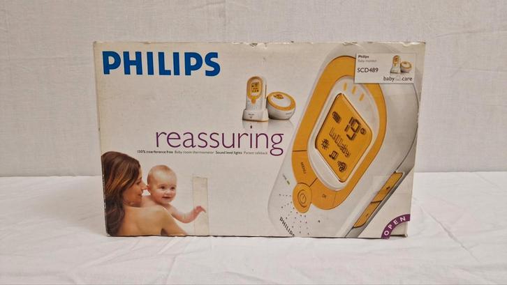 Nieuwe DECT babyfoon SCD489 SKM7489, Kinderen en Baby's, Babyfoons, Nieuw, 250 meter of meer, Terugspreekfunctie, Ophalen of Verzenden