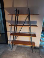 Stalen wandmeubel met houten planken, Huis en Inrichting, Ophalen, Zo goed als nieuw, 25 tot 50 cm, Minder dan 150 cm