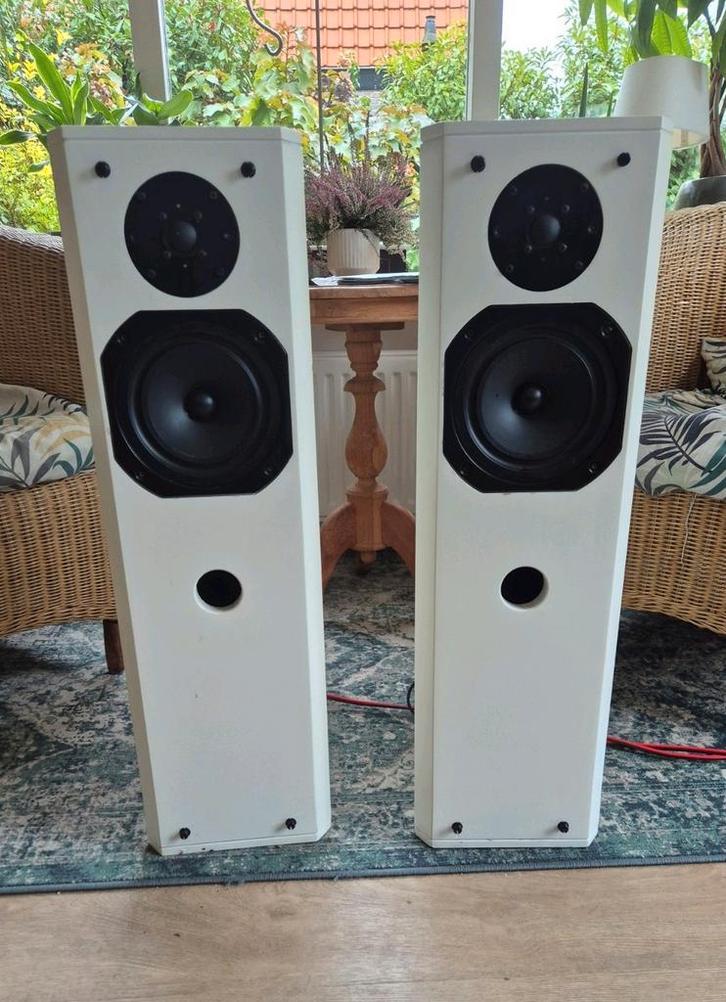 Driade Model 7 vintage speakers, matching pair, Audio, Tv en Foto, Luidsprekers, Gebruikt, Front, Rear of Stereo speakers, Minder dan 60 watt