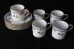 Antiek C Ahrenfeldt Limoges koffie set x 5 1893-1930, Ophalen of Verzenden