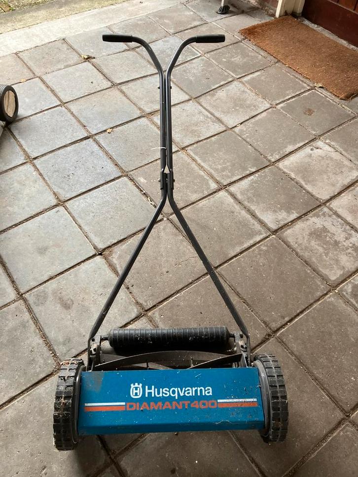 Husqvarna Diamant 400 Handkooimaaier - Perfect voor kleine g, Tuin en Terras, Grasmaaiers, Gebruikt, Handgrasmaaier, 40 t/m 49 cm