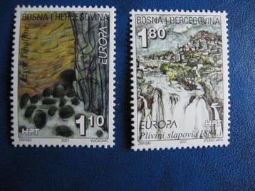 CEPT-Europa, serie BOSNIEN (Kroatisch), 2001, postfris beschikbaar voor biedingen