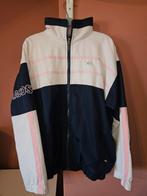 Vintage retro Lacoste Jasje/Vest, Maat 38/40 (M), Blauw, Ophalen of Verzenden, Jasje
