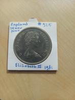 Queen Elizabeth 25 Pence 1981, Charles and Lady Diana, Postzegels en Munten, Munten | Europa | Niet-Euromunten, Ophalen of Verzenden