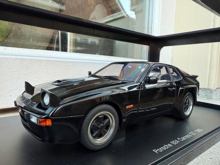 1:18 Porsche 924 Carrera GT zwart 1980 Autoart 78001, Hobby en Vrije tijd, Modelauto's | 1:18, Nieuw, Auto, Autoart, Ophalen of Verzenden