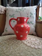 Franse Polkadot Kan Moulin Des Loups Cranberry ** Mimosa **, Antiek en Kunst, Antiek | Servies los, Ophalen of Verzenden